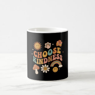 Caneca De Café Groovy Escolha a Bondade Retro Anos 70 Vintage Pos