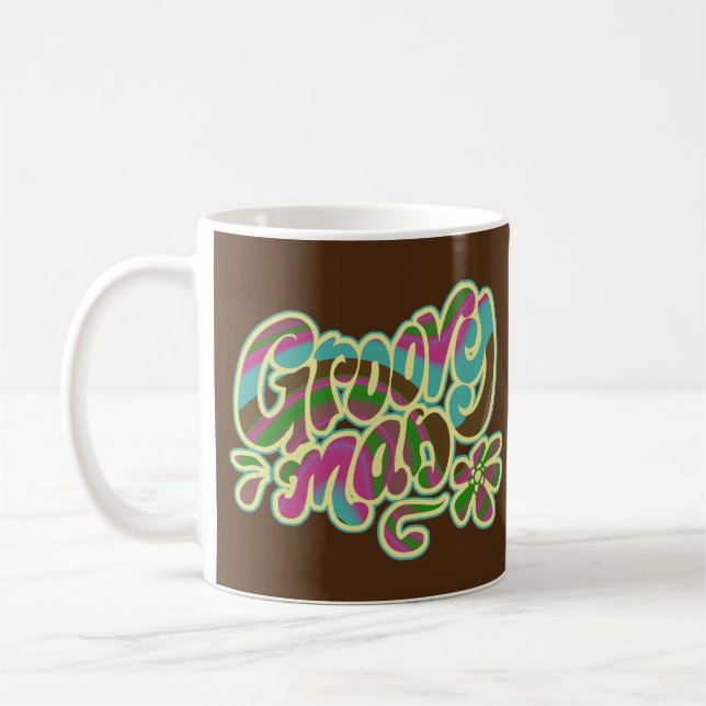 Caneca De Café Groovy Man (Esquerda)