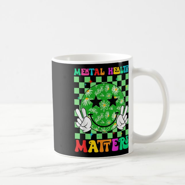 Caneca De Café Groovy Mental Health S Brain Ilness Mon (Direita)