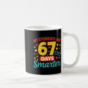Caneca De Café Groovy Meus Alunos São 67 Dias Mais Inteligentes 6