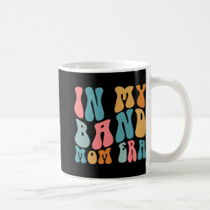 Caneca De Café Groovy na Minha Era de Mãe da Banda Música Diverti