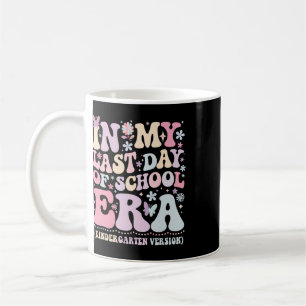 Caneca De Café Groovy Na Minha Última Era De Escola Jardim De Inf