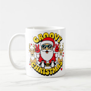 Caneca De Café Groovy natal