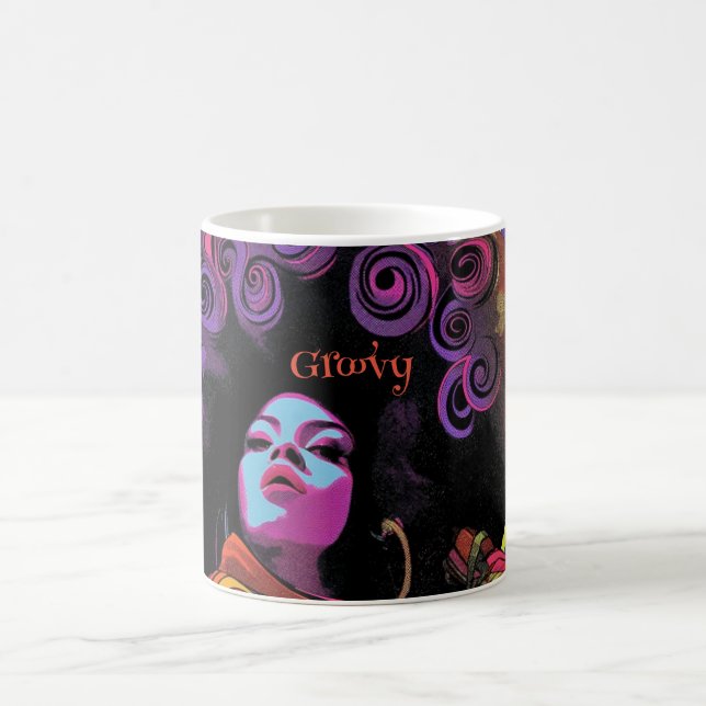 Caneca De Café Groovy Retro Coffee Mug (Centro)