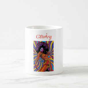 Caneca De Café Groovy Retro Coffee Mug
