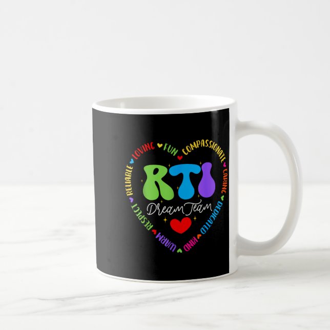 Caneca De Café Groovy Rti Dream Team T Resnse Intervention Squad  (Direita)