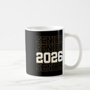 Caneca De Café Groovy Senior 2026 Cl de 2026 Graduado Senior Home