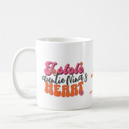 Caneca De Café Groovy Stole Heart Newborn Baby Retro Girl