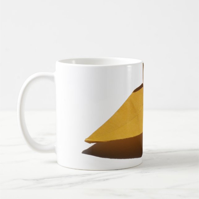 Caneca De Café grou de origami sortudo (Esquerda)