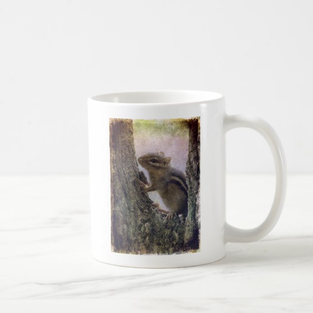 Caneca De Café Ground Squirrel Grunge (Direita)