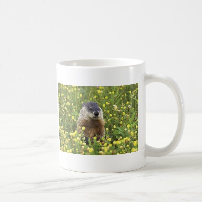 Caneca De Café Groundhog (Direita)