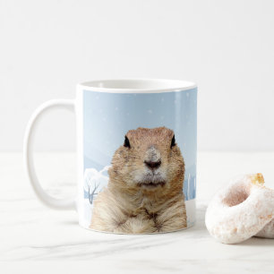 Caneca De Café Groundhog Snow Day