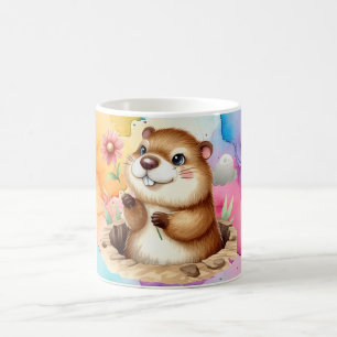 Caneca De Café Groundhog Themed Café Mug