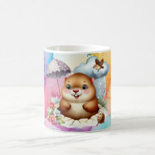 Caneca De Café Groundhog Themed Café Mug