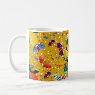 Caneca De Café Grove de Citrinos Natural de Verão