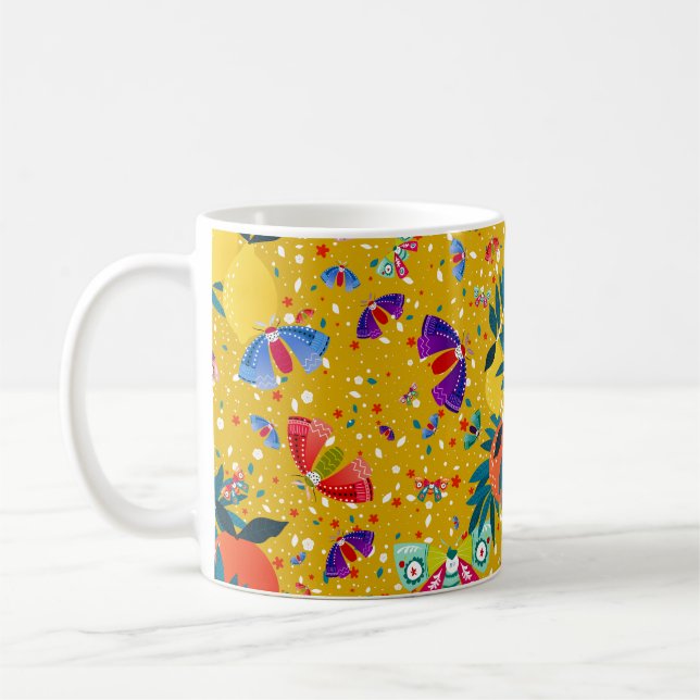 Caneca De Café Grove de Citrinos Natural de Verão (Esquerda)