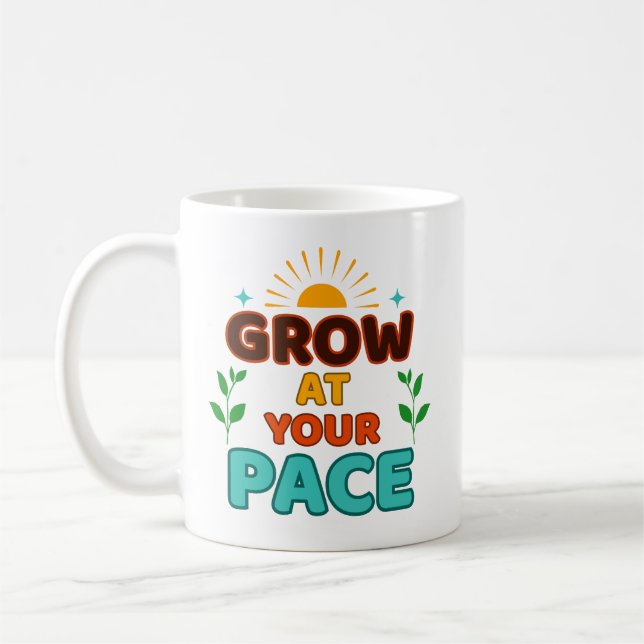 Caneca De Café Grow at Your Pace - Mug (Esquerda)