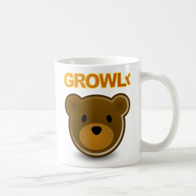 Caneca De Café GROWLr_TShirt (Direita)