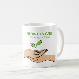 Caneca De Café Growth & Care | Nurturing the Future Inspirational