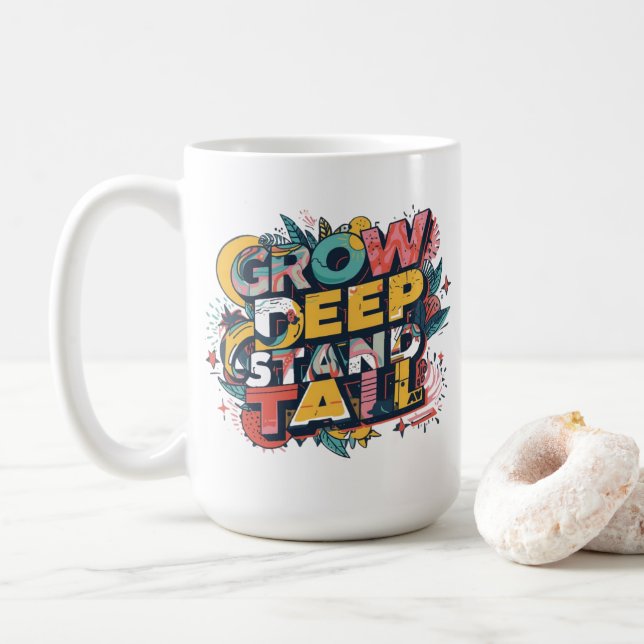 Caneca De Café Growth Inspiration Mugs (Com Donut)