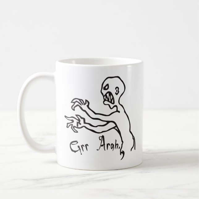 Caneca De Café Grr Argh Vampire Coffee Mug (Esquerda)