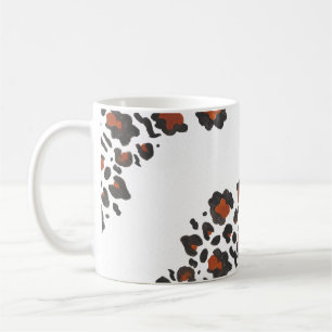 Caneca De Café Grrr Wild Animal Imprime Chevron Mug De Tamanho Ex