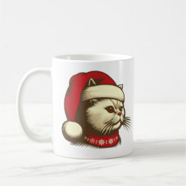 Caneca De Café Grump Christmas Cat