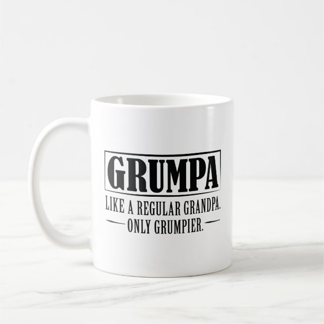 Caneca De Café Grumpa (Esquerda)