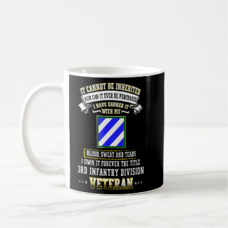 Caneca De Café Grumpy Antiga 3ª Divisão de Infantaria Veterano Di