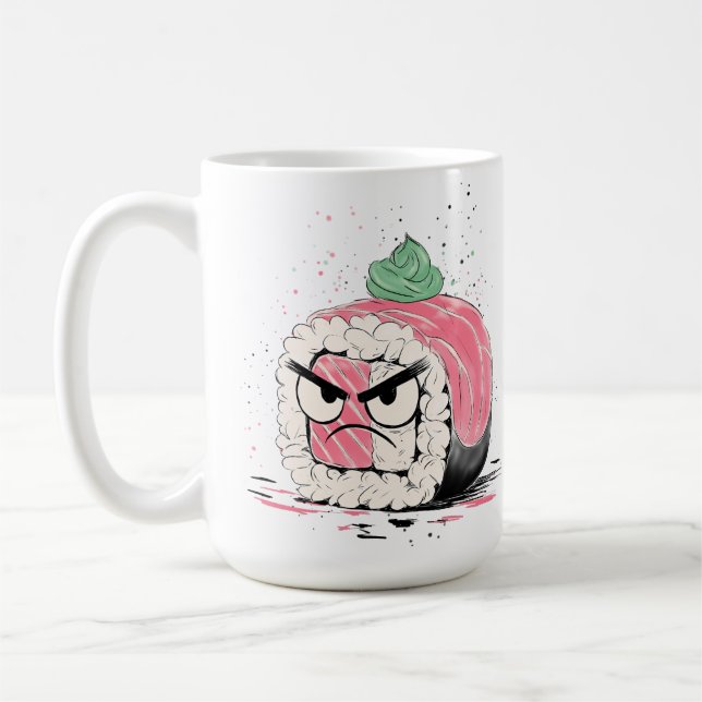 Caneca De Café Grumpy Sushi (Esquerda)
