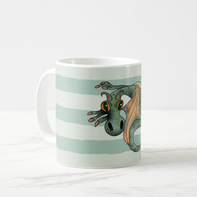 Caneca De Café Grüner Drache,   (Frente Esquerda)