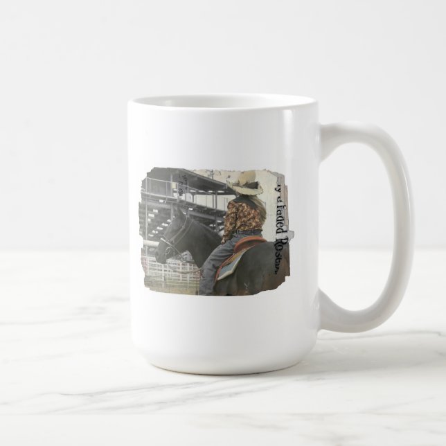 Caneca De Café Grunge Cowgirl (Direita)