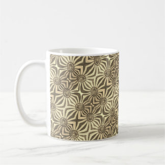 Caneca De Café Grunge floral geométrico | por StellaSays
