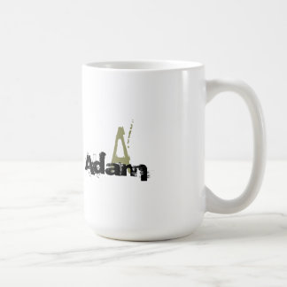 Caneca De Café Grunge Monogrammed