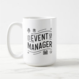 Caneca De Café Grupo de Definição do Gerenciador de Eventos
