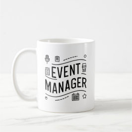 Caneca De Café Grupo de Definição do Gerenciador de Eventos