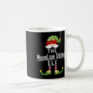 Caneca De Café Grupo de Elfo de Ciclismo de Montanha Natal Piada 
