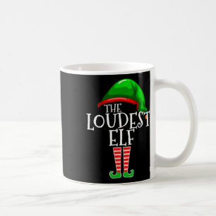 Caneca De Café Grupo de Elfos Mais Barulhento Correspondente Nata