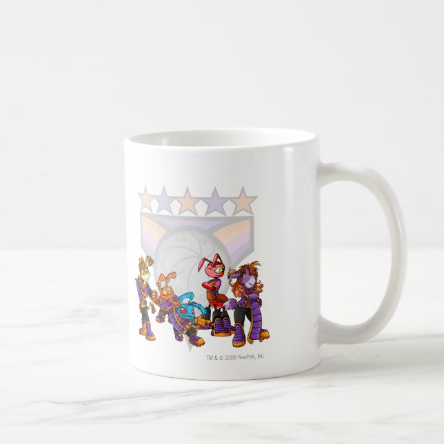 Caneca De Café Grupo de Kreludor da equipe (Direita)