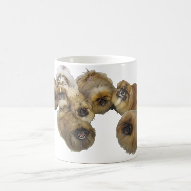 Caneca De Café Grupo de Pequinês (Centro)