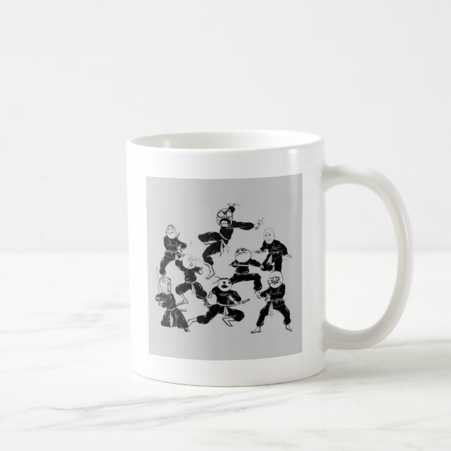 Caneca De Café grupo do ninja do meme (Direita)