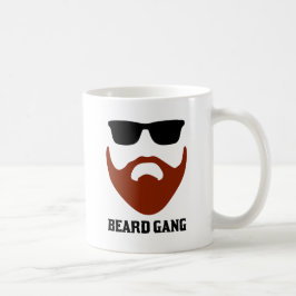 Caneca De Café Grupo vermelho da barba