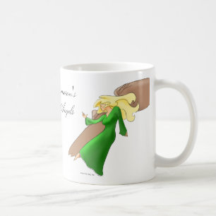 Caneca De Café Gryffon e anjo