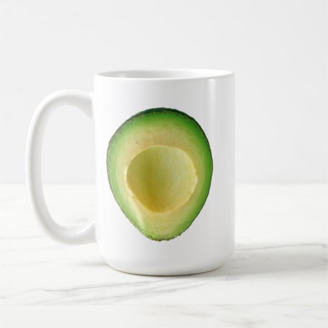 Caneca De Café Guacamole Verde de Abacate 4Jan (Esquerda)