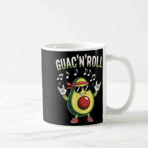 Caneca De Café Guac'n'roll abacate rock