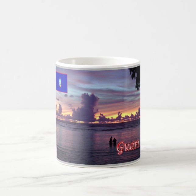 Caneca De Café Guam - Sunset - (Centro)
