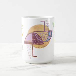 Caneca De Café Guarda-chuva de outono