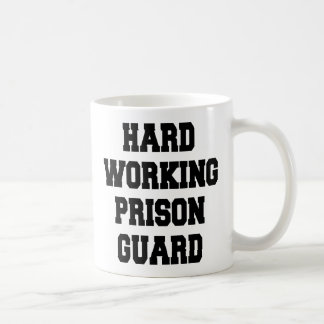 Caneca De Café Guarda da prisão de trabalho do duro