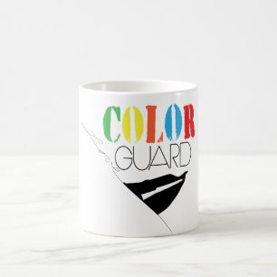 Caneca De Café Guarda de cores do amor com Guarda