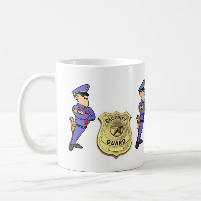 Caneca De Café Guarda de segurança (Esquerda)